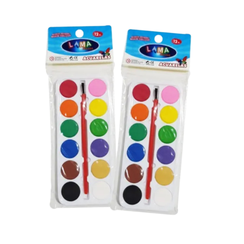ACUARELA X 12 COLORES