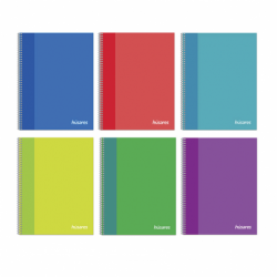 CUAD. 16/21 HUSARES X120 HOJAS RAYADO ESPIRAL TAPA DURA