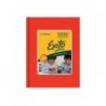 CUADERNO FORRADO x50H. 16x21 EXITO CUADRICULADO ROJO