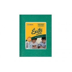 CUADERNO FORRADO x50H. 16x21 EXITO CUADRICULADO VERDE