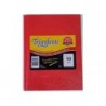 CUADERNO FORRADO x50H. 16x21 TRIUNFANTE CUADRICULADO ROJO