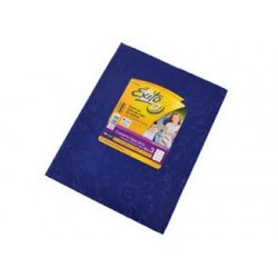 CUADERNO FORRADO x50H. N°3 19x24 EXITO CUADRICULADO AZUL