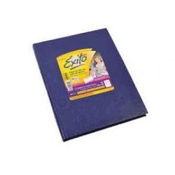 CUADERNO FORRADO x50H. N°3 19x24 EXITO RAYADO AZUL