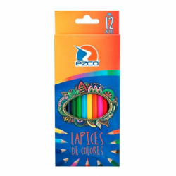 LAPICES COLORES EZCO X 12 LARGOS