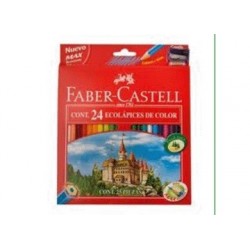 LAPICES FABER X 24 LARGOS
