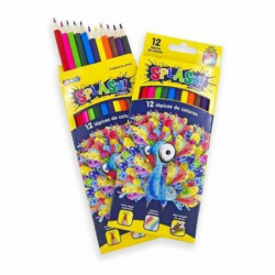LAPICES COLORES SPLASH X12 LARGOS
