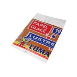 PAPEL GLACE LUSTRE X 10