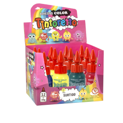 ADHESIVO COLOR NARANJA X1 30 GRAMOS