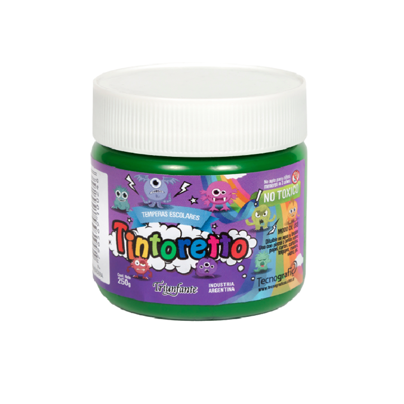 TEMPERA POTE 250GR  VERDE PRADERA