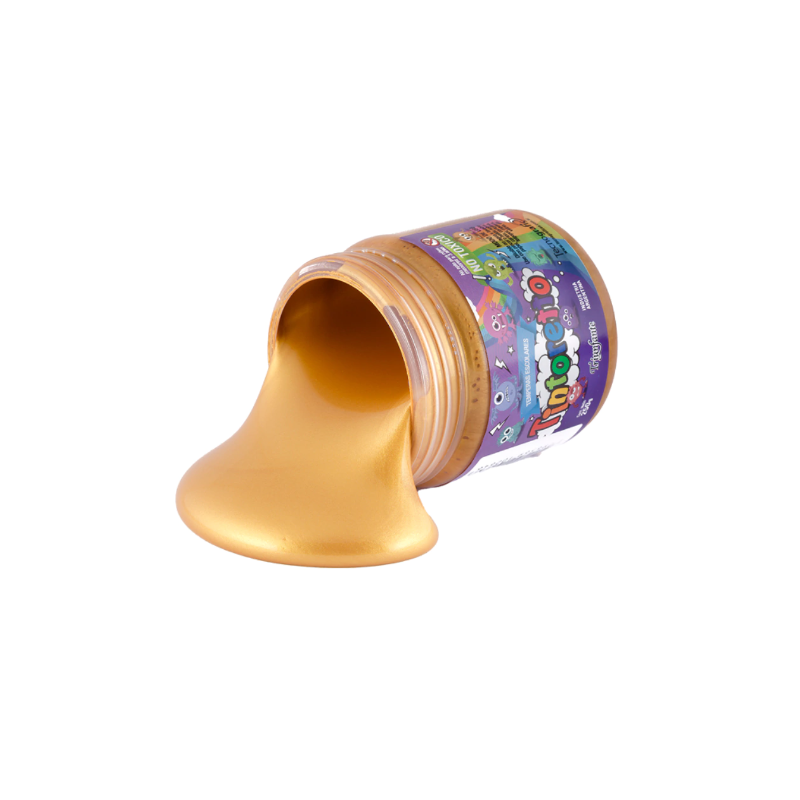 TEMPERA POTE.250GR METALIZADO DORADO