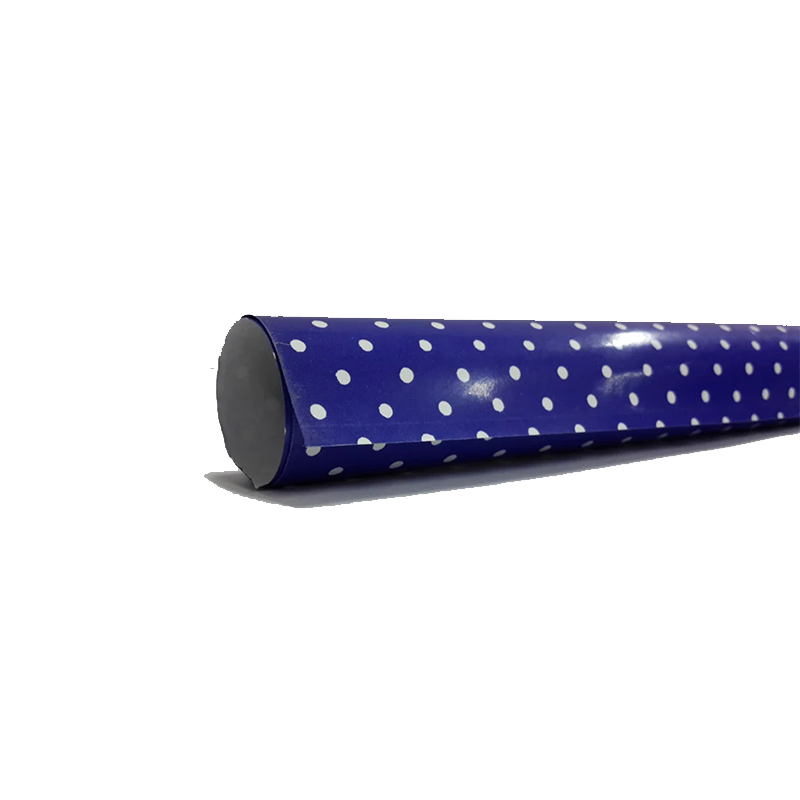 PAPEL PLASTIFICADO LUNAR AZUL X 1 UNIDAD