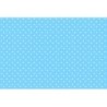 PAPEL PLASTIFICADO LUNARES CELESTE X 1 UNIDAD