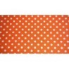 PAPEL PLASTIFICADO LUNARES NARANJA X 1 UNIDAD