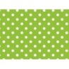 PAPEL PLASTIFICADO LUNARES VERDE CLARO X 1 UNIDAD