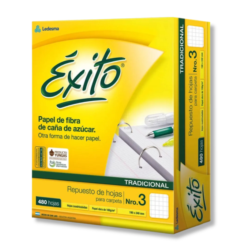 REP N°3 EXITO FAMILIAR X480 CUADRIDULADO