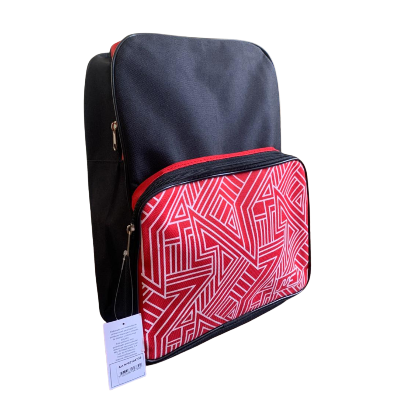 MOCHILA 14"  JARDIN / PRIMARIA ROJA CON MOTIVOS