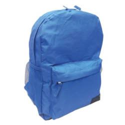 MOCHILA 17" SECUNDARIO LISO AZUL
