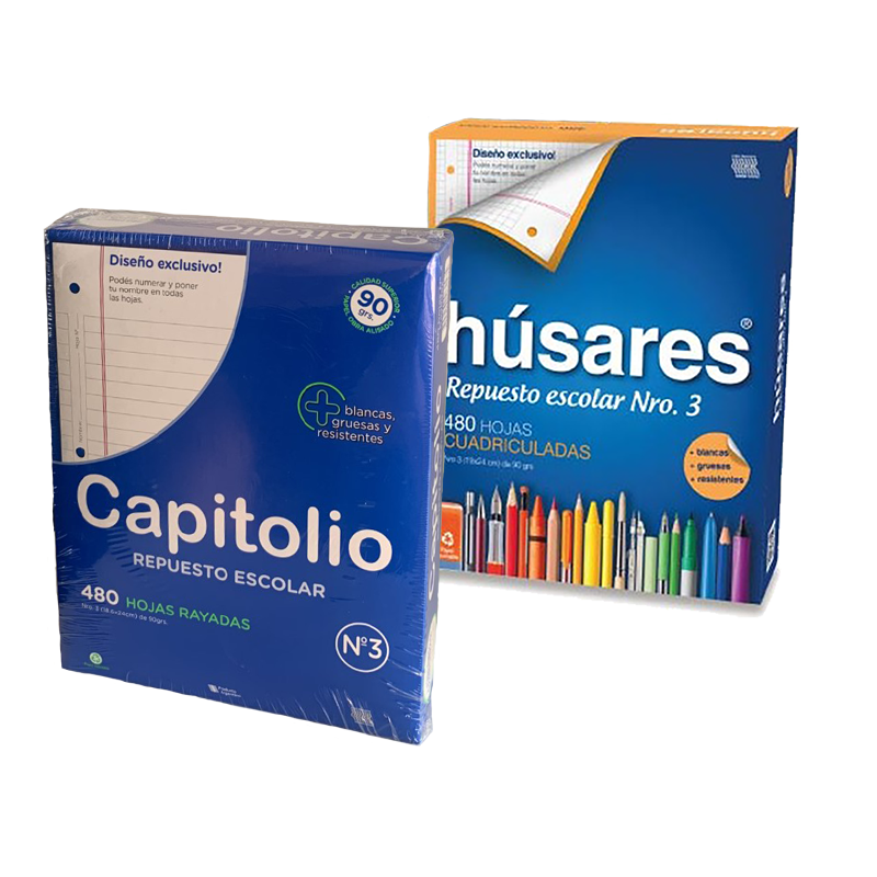 . REP N°3 CAPITOLIO/HUSARES 480H FAMILIAR RAYADO 90 GRS.