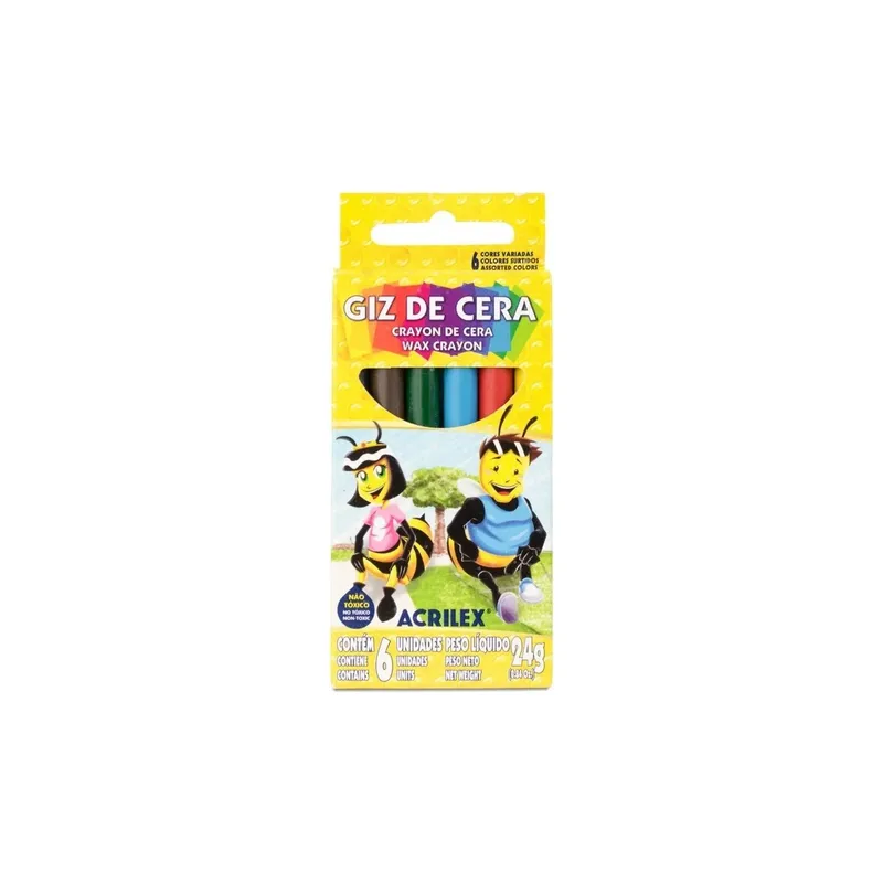 CRAYONES ACRILEX MAX x6 UNIDADES
