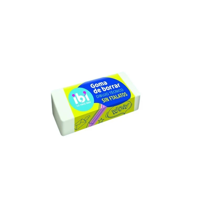 GOMA IBI LAPIZ BLANCA X1