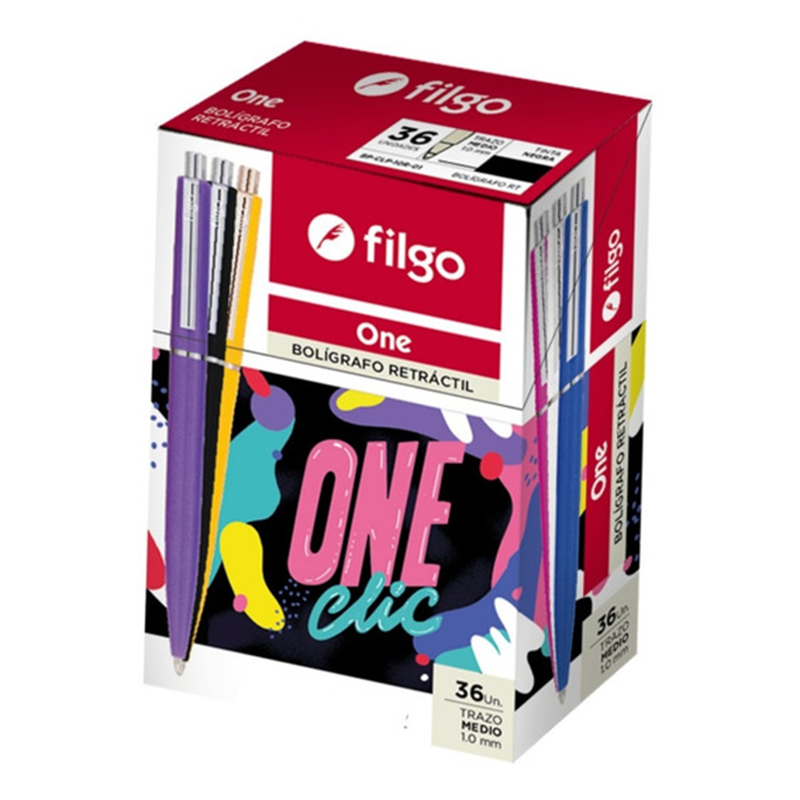 BOLIGRAFO FILGO ONE NEGRO