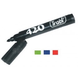 MARCADOR TRABI 420 NEGRO AL AGUA PUNTA REDONDA