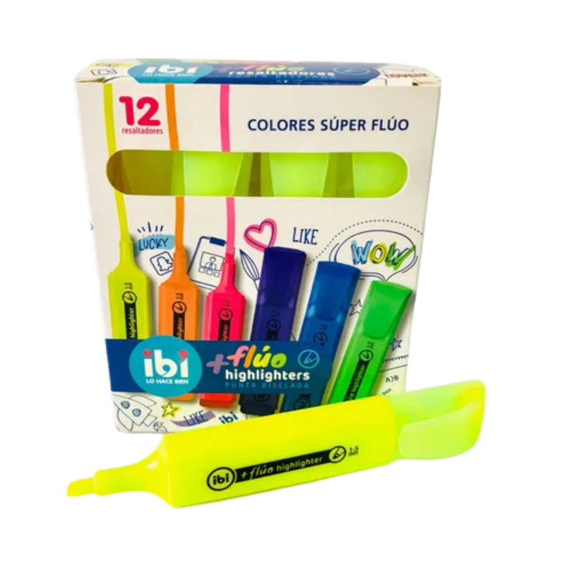 .RESALTADOR CHATO AMARILLO IBI